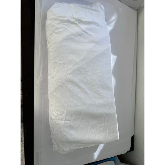 Pottery Barn White Duvet Cover 100% Cotton Full/Queen - Picture 5 of 9